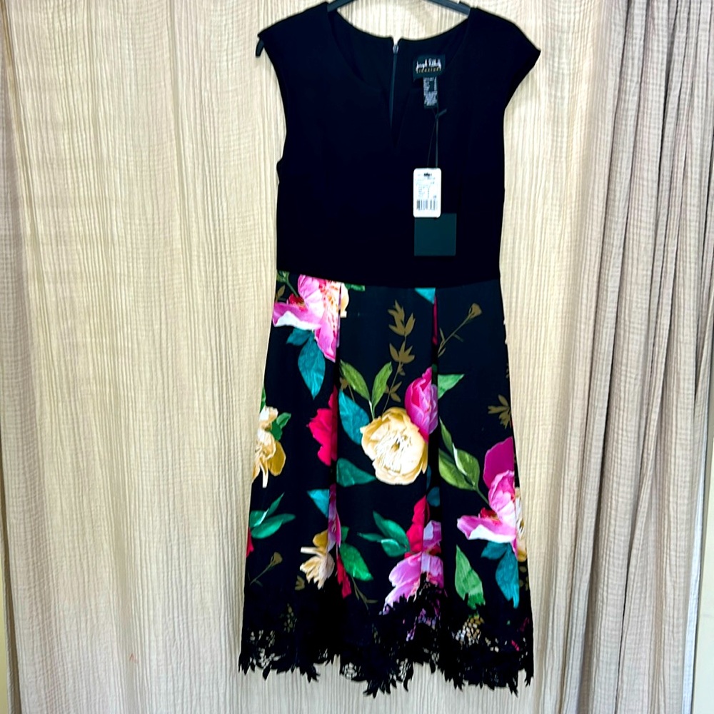 Joseph ribkoff floral dress size 8